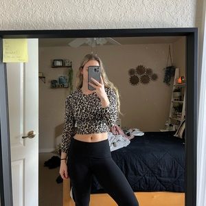 cheetah print top